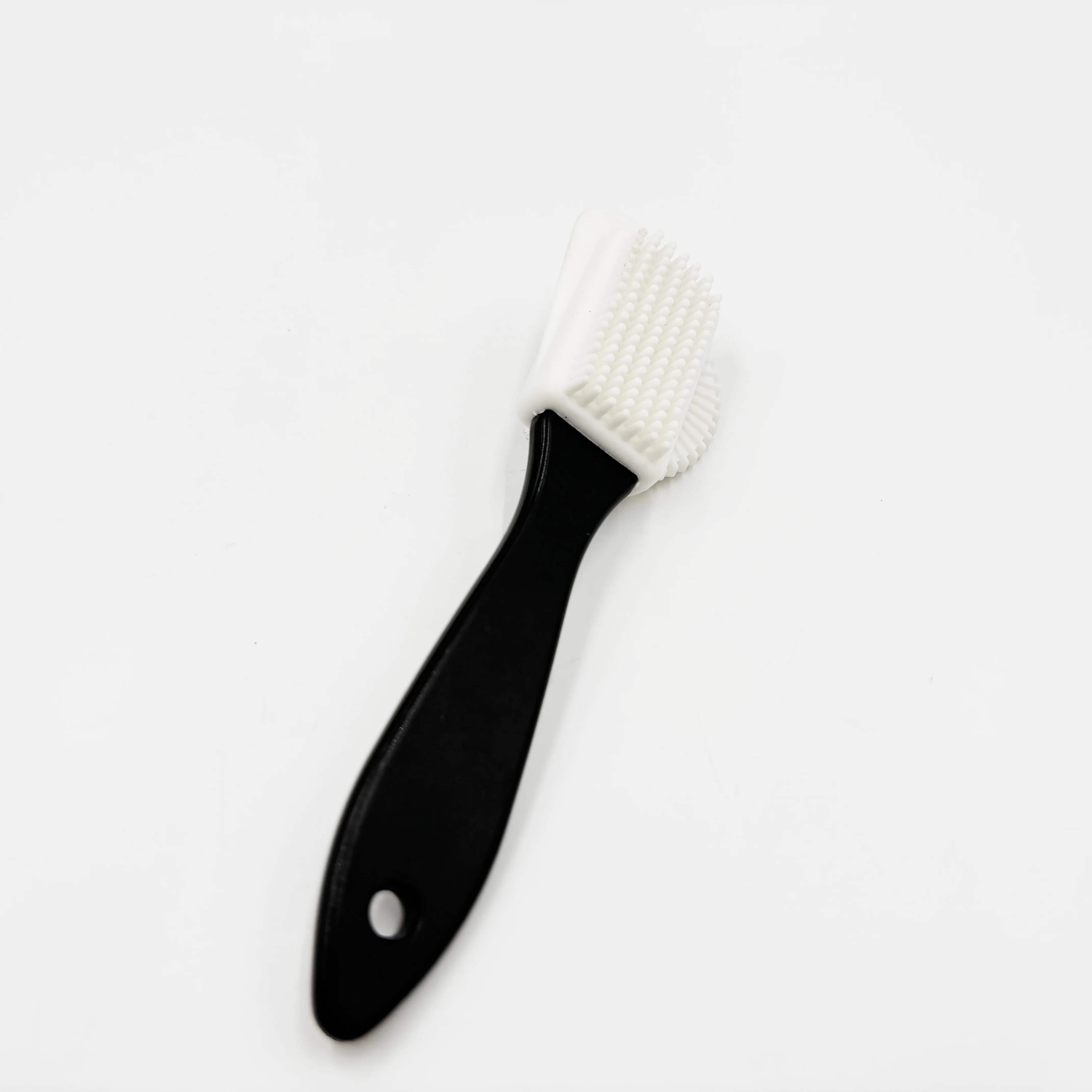 Factory Wholesale Custom Logo Three Sided Plastic Nubuck Suede Brush Sneaker Shoe Cleaner Brush