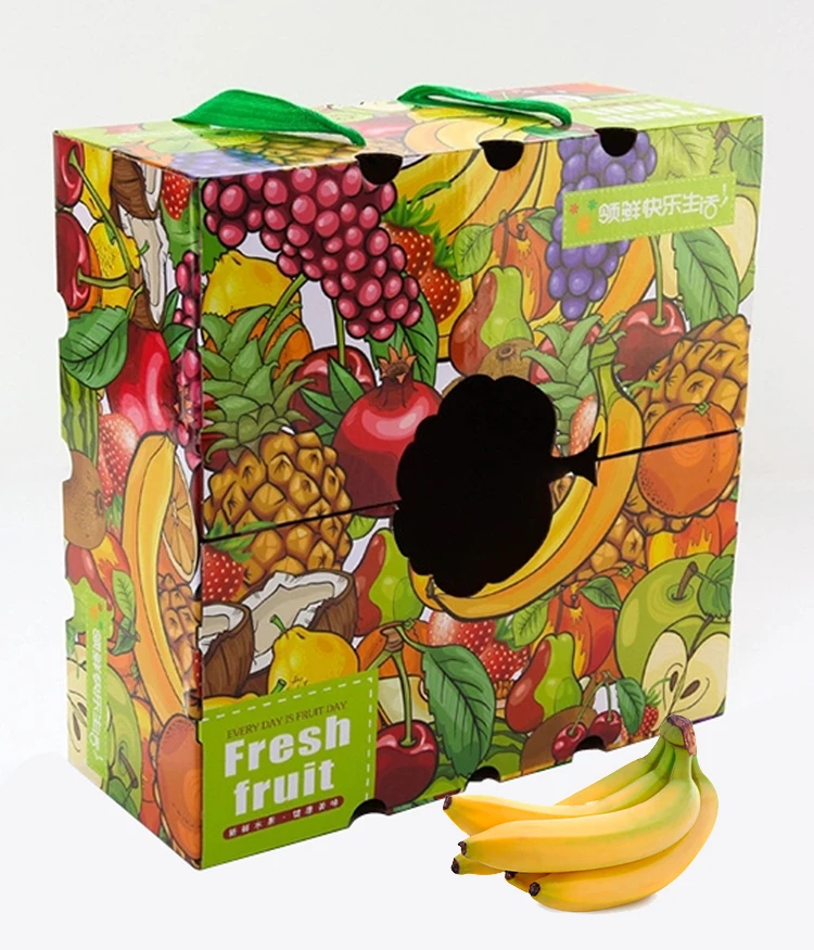 
Eco-Friendly Corrugated Paper Vegetables Fruit Cardboard Packaging And Shipping Carton Boxes 