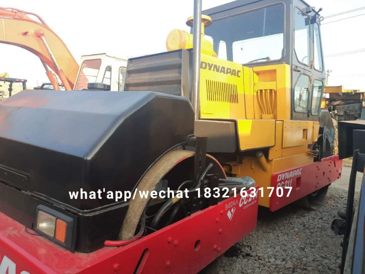 Used Dynapac Tandom Roller cc211 dynapac Good quality ca301d CA251D /CA25D with good