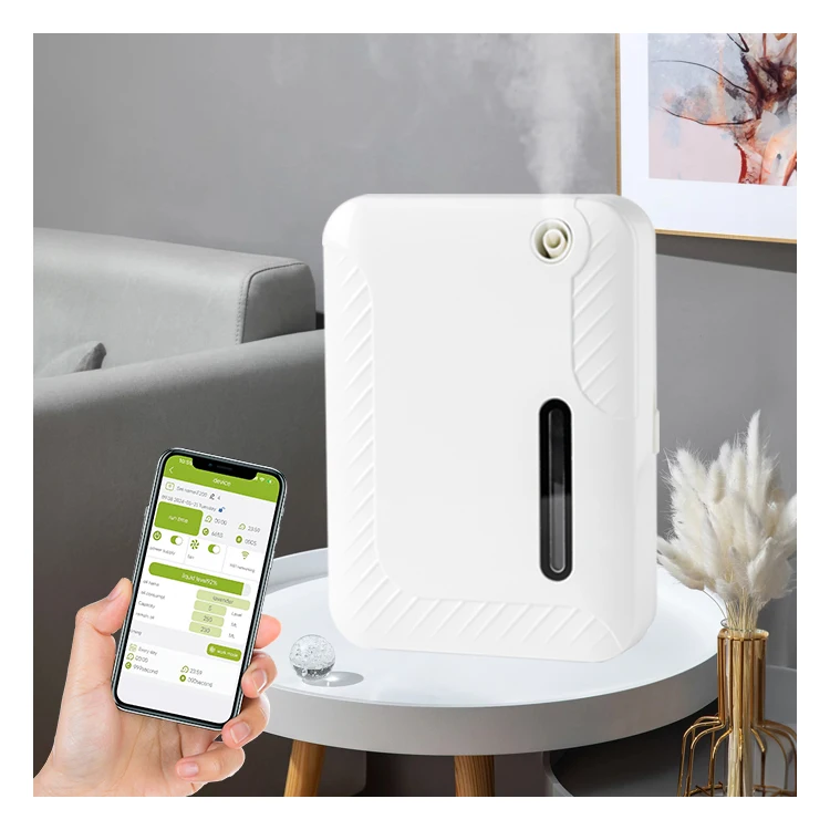 Commercial Wall Mounted Aromatherapy Home CE Smart Electronic Bluetooth Battery Operated Aroma Diffusers with WIFI