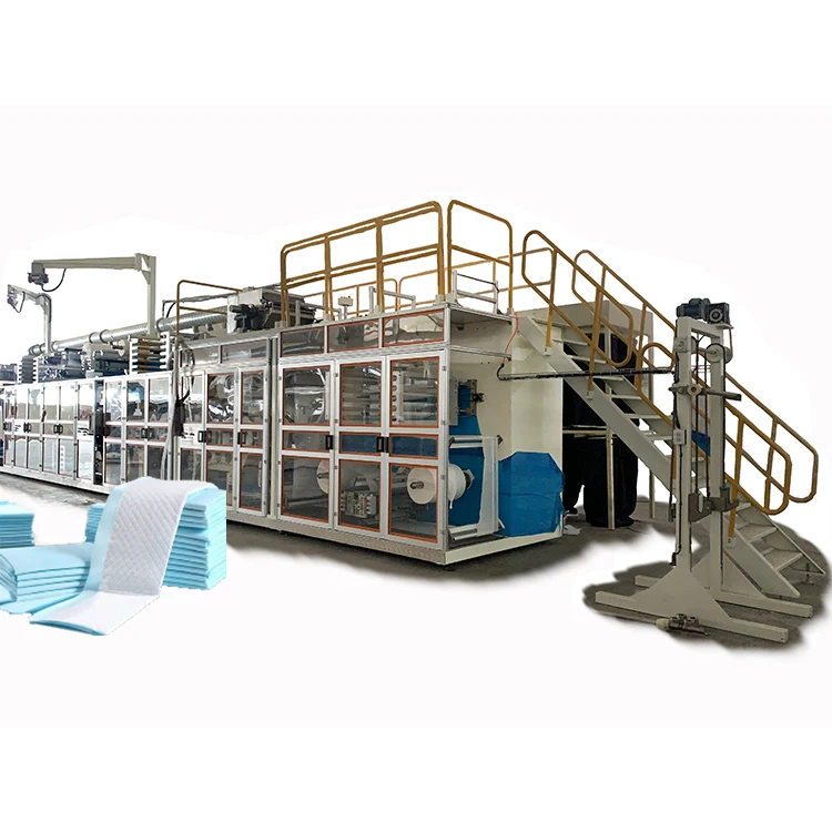 Cheapest Factory Directly Supply Hospital Semi Full Automatic Servo Under Pad Machine