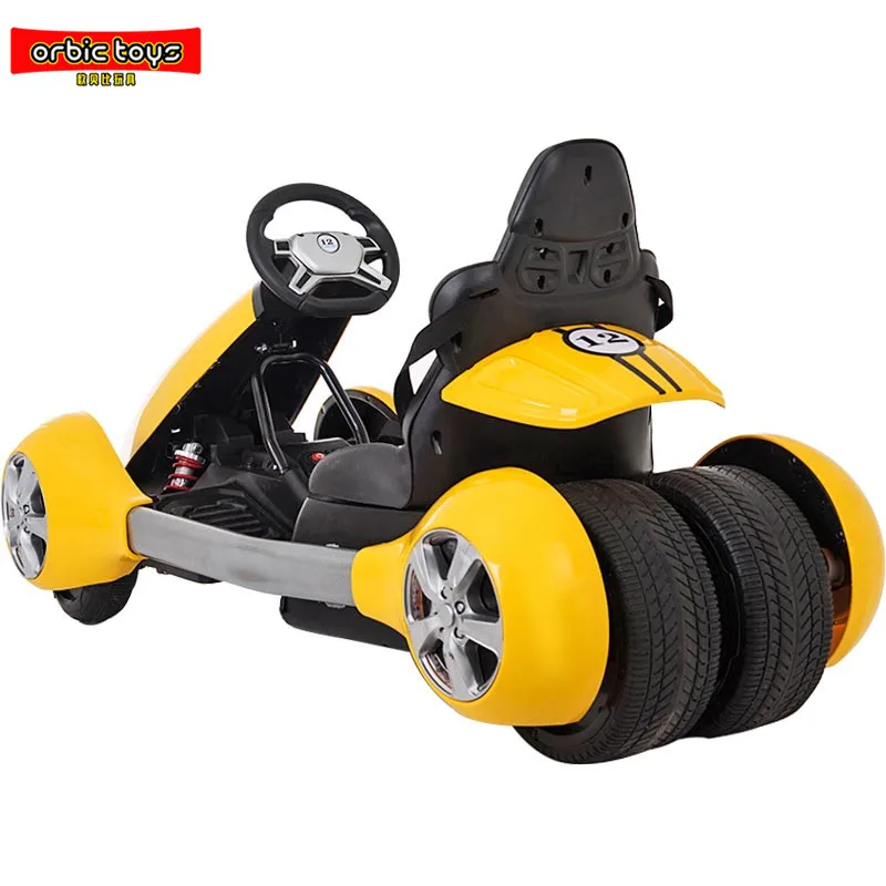 kids electric go kart  with racing style and two motors
