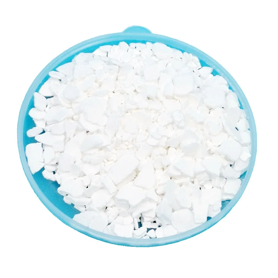 Calcium chloride flakes 74% min, high quality, Factory supply
