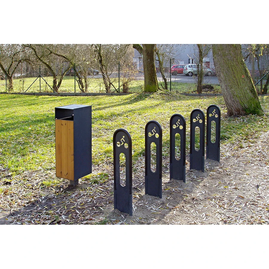 Hotel Silver Steel Bike Garage Stand Front Bicycle Rack For Bike Parking