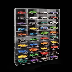 Acrylic Wall Mounted Clear Toy Display Box Case Showcase Display Cabinet Hotwheels Toy Cars 1:64 Display Case acrylic