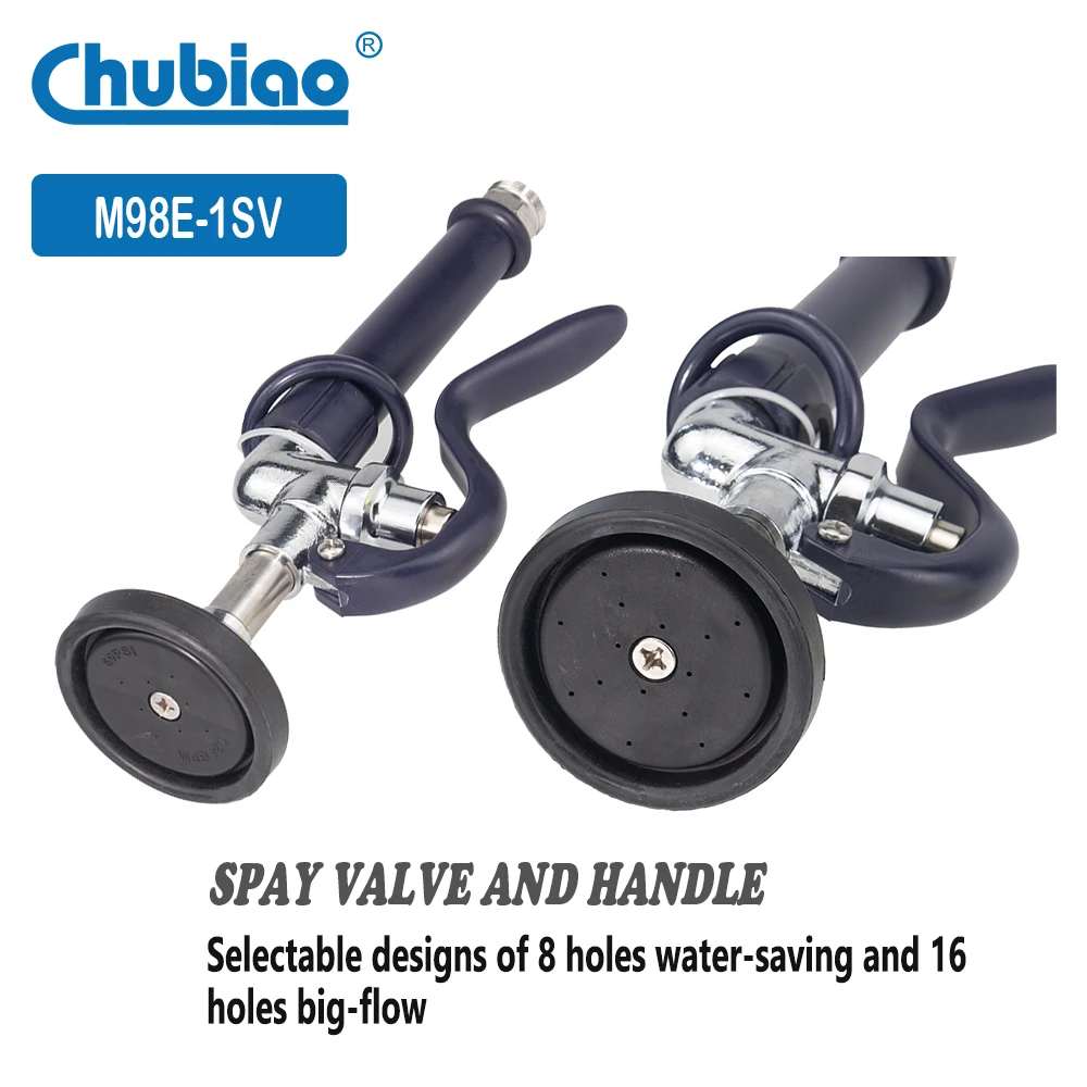 New Style Pull Out Kitchen Faucet Deck Mount Commercial Catering Pre Rinse Faucet Pre Rinse