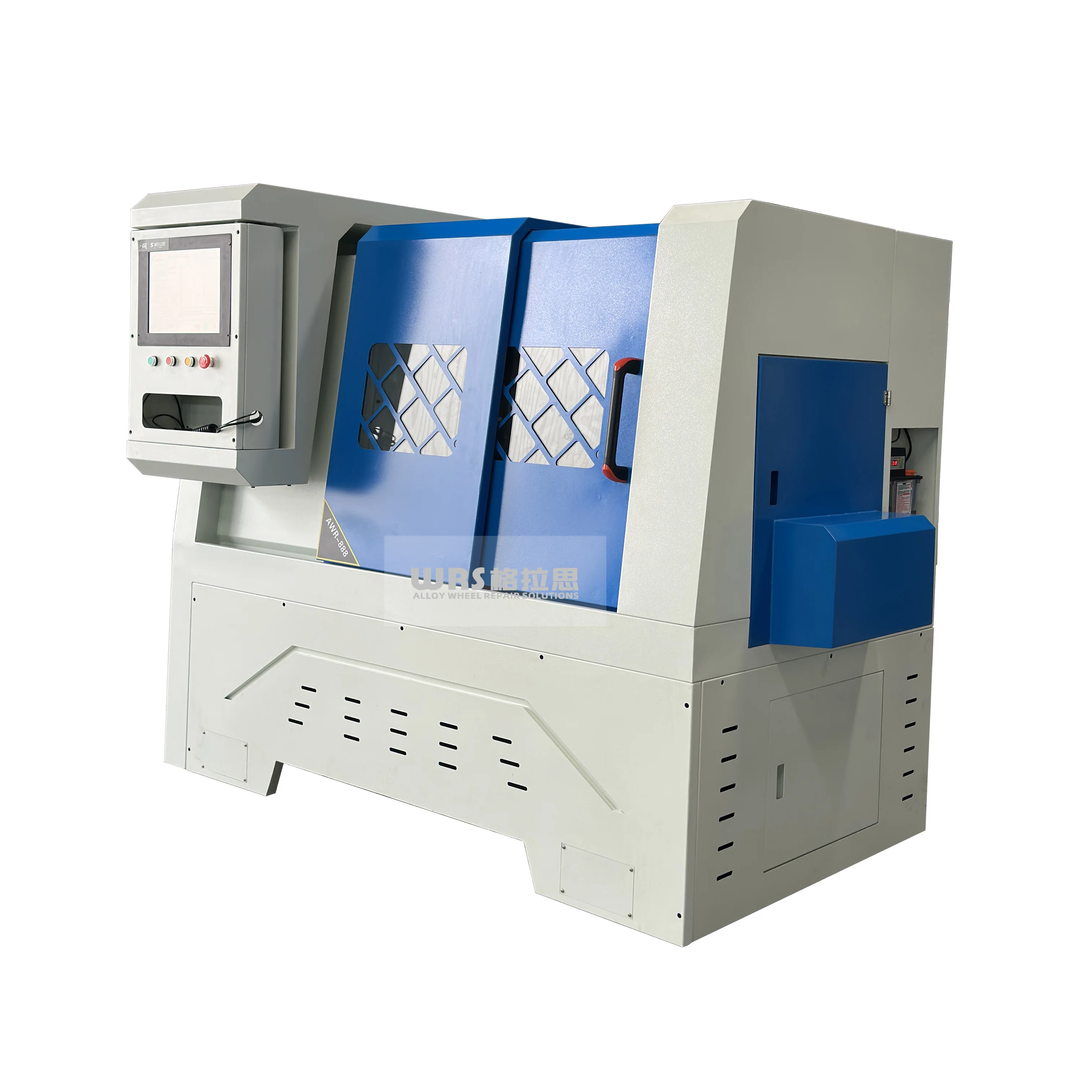 laser scanning Alloy Wheel Diamond Cutting lathe Repair Machine
