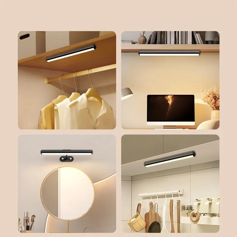 Mirror Headlights Bathroom Led Makeup Rechargeable Bathroom Mirror Cabinet Magnetic Suction Dressing Table Lamp