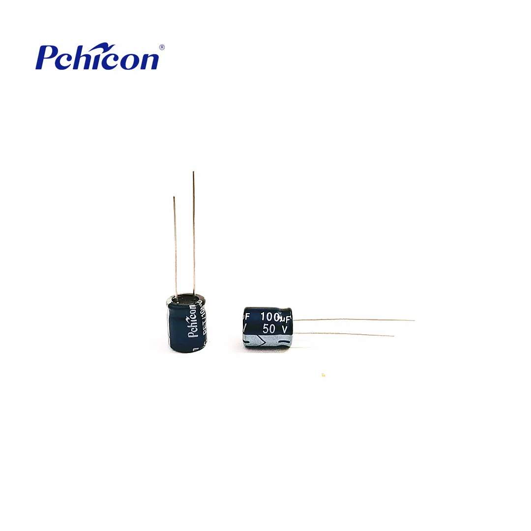 Алюминиевый электролитический конденсатор Pchicon 50V100uF 8*9 RS 105Deg 8000 часов
