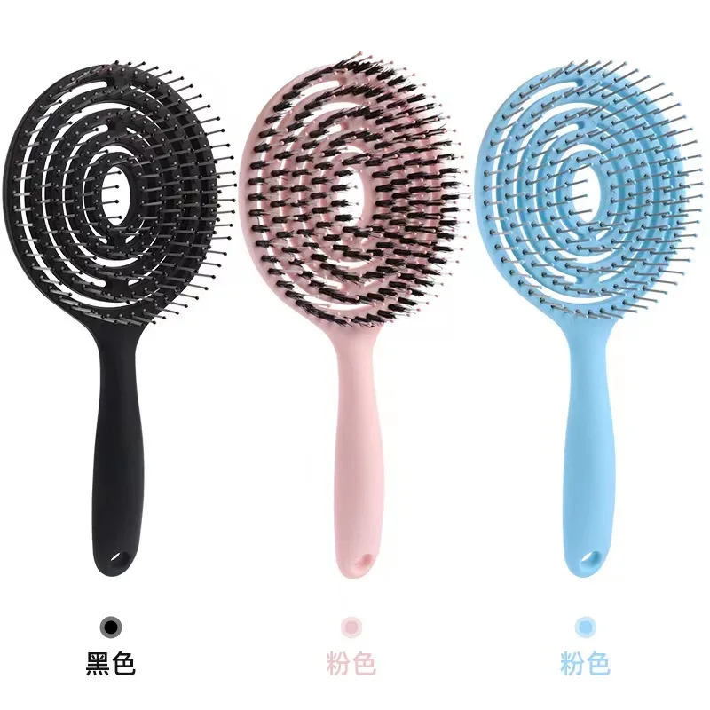 Wholesales 360 Wave Private Label Hairdressing Styling Tools Detangling Brush