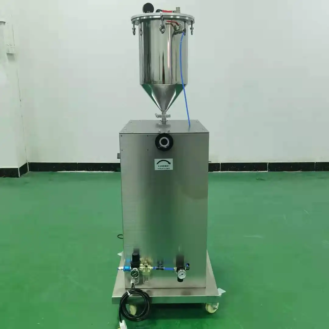 gel viscous cosmetic cream prefilled filler semi automatic plastic manual syringe filling machine