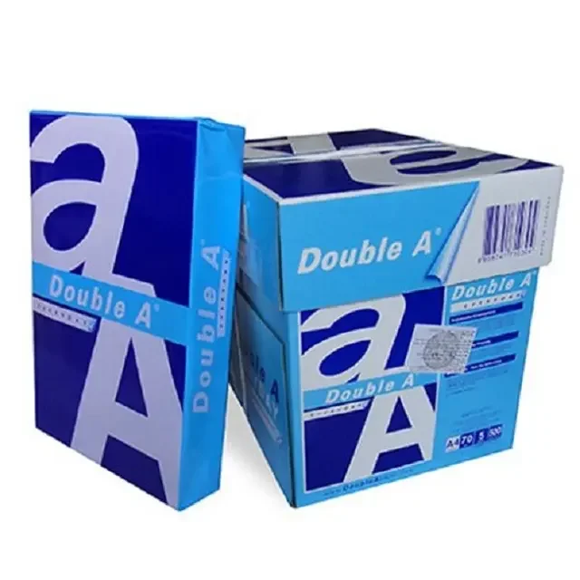 Cheap A4 Paper Double A/Navigator/Paper One/Chamex 80 GSM 500 sheet per ream 5 reams per box white color 100% brightness