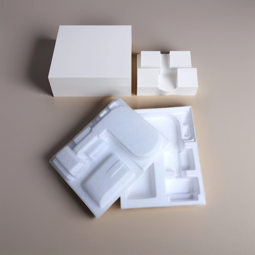 Biodegradable Recycled Tray Molded Packaging Wet-Pressed Sugarcane Bagasse Paper Factory Protect Unbleached Eco-Friendly