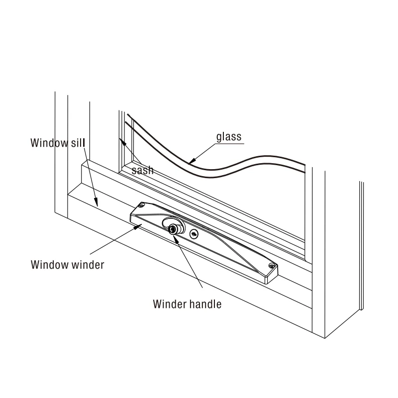 Export Australia Manual Chain Window Opener Home Window Accessories Window Winder