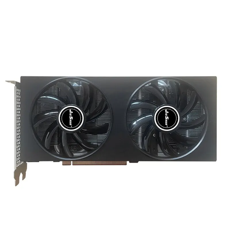 JIESHUO Radeon AMD RX 5700XT 8G Used Graphics card GDDR6 Gaming RX5700 5600 5500 8 GB PC RX 6600 new video server rx 5700 xt 8gb