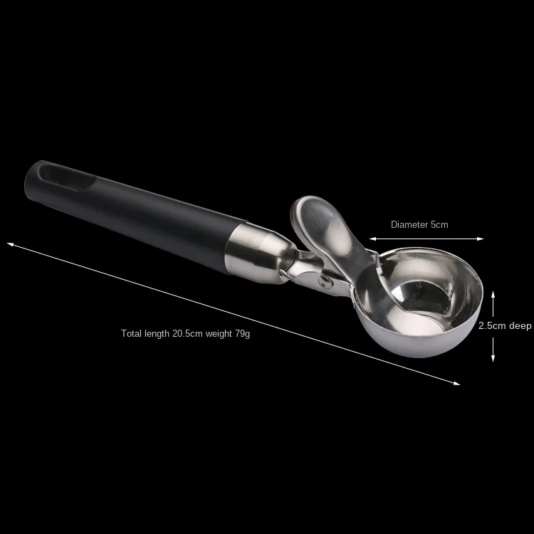 The New 304 Stainless Steel Watermelon Fruit Ice Cream Scoop Can Be Pressed
