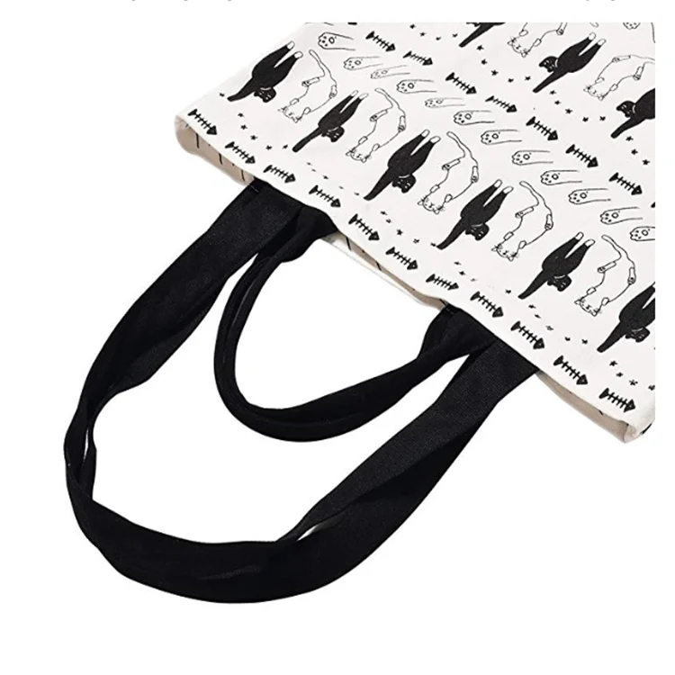 Custom fashion colorful cotton canvas shipping tote bag wholesale