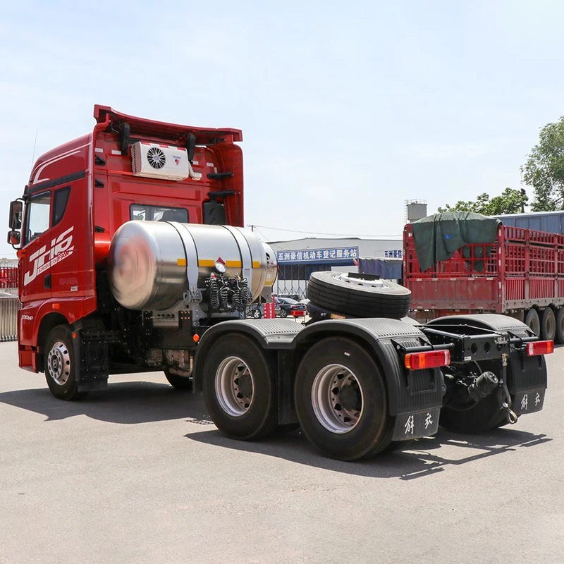 Низкая цена FAW JH6 4x2 6x4 ручной автоматический CNG LNG газ б/у прицеп грузовик головка