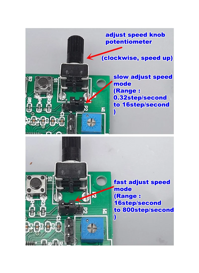DC 5V-12V 6V Драйвер шагового двигателя мини 2-фазный 4-проводной 4-фазный 5-проводной Многофункциональный Шаг регулятор скорости вращения зарядная Модульная