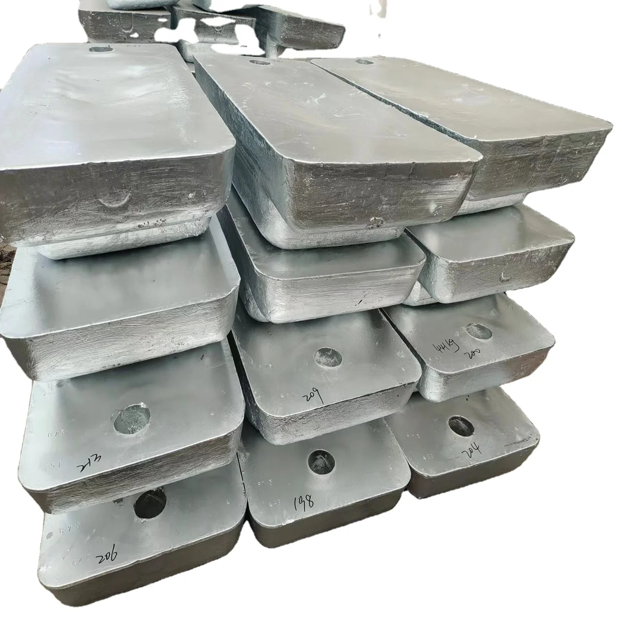 Manufacturer Pure 99.7% Aluminum Ingot Aluminum Scrap 6063 Origin China