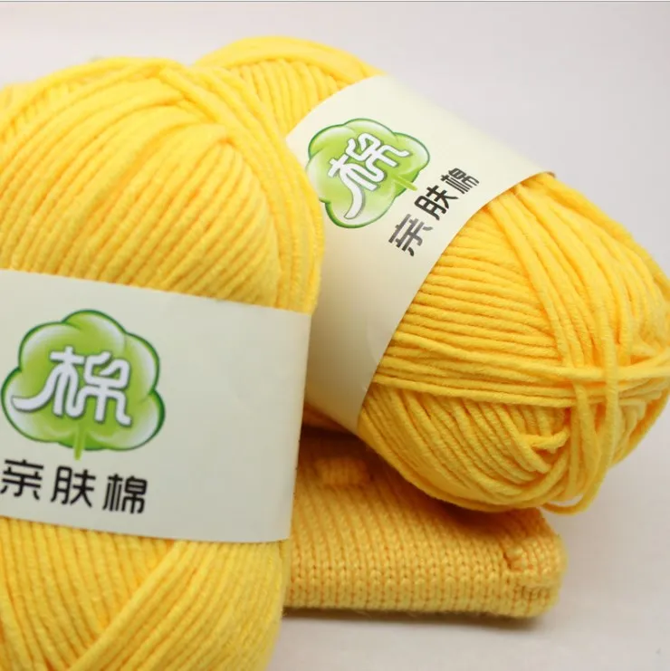 Hot Sale Baby Cotton Yarn Cheap Cloth Fancy Milk Cotton Yarn Crochet 5ply 60% Cotton 40% Acrylic Knitting Yarn Wholesale