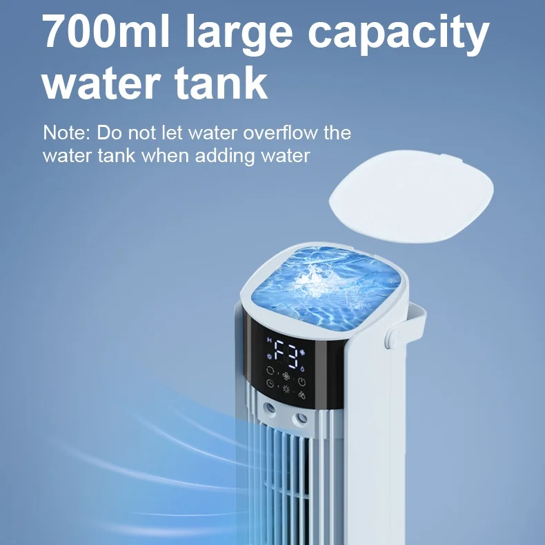 Best Seller portable ice cooling fan Tower Fan Air cooling fan for home office