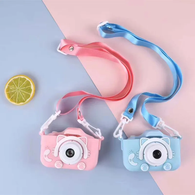 Factory Wholesale Outdoor Children Kids Cartoon Toys Game 2 Inch Full Hd 720p 1080p Digital Small Mini Camera