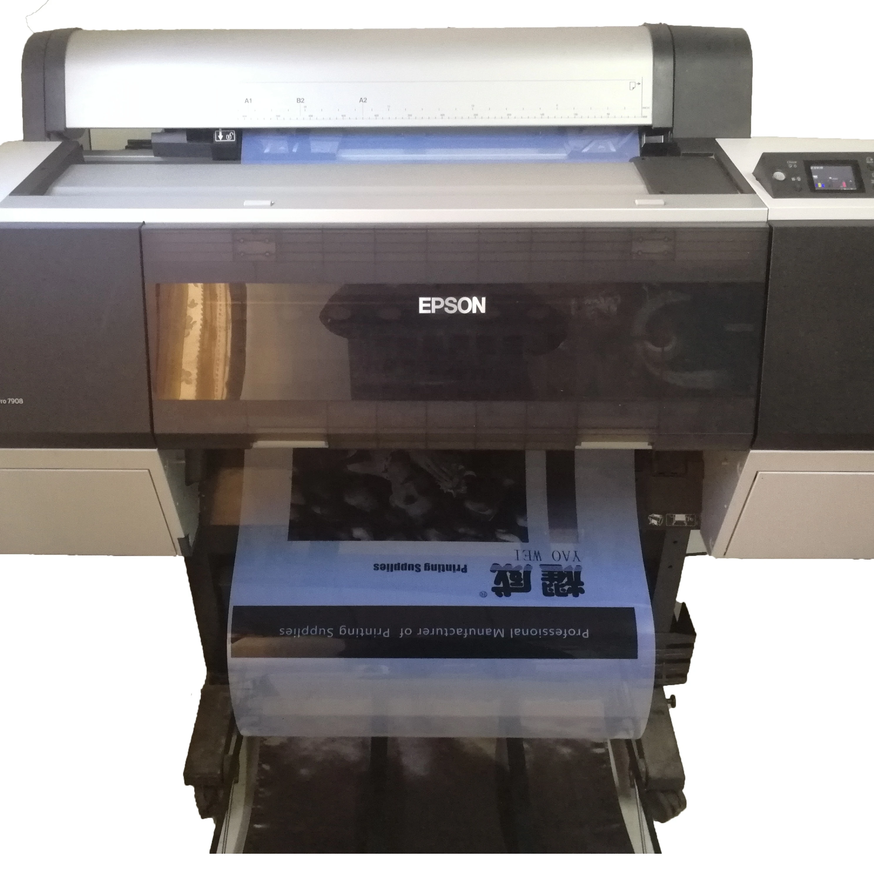 Factory supply waterproof semi-transparent inkjet screen printing film MIlky White