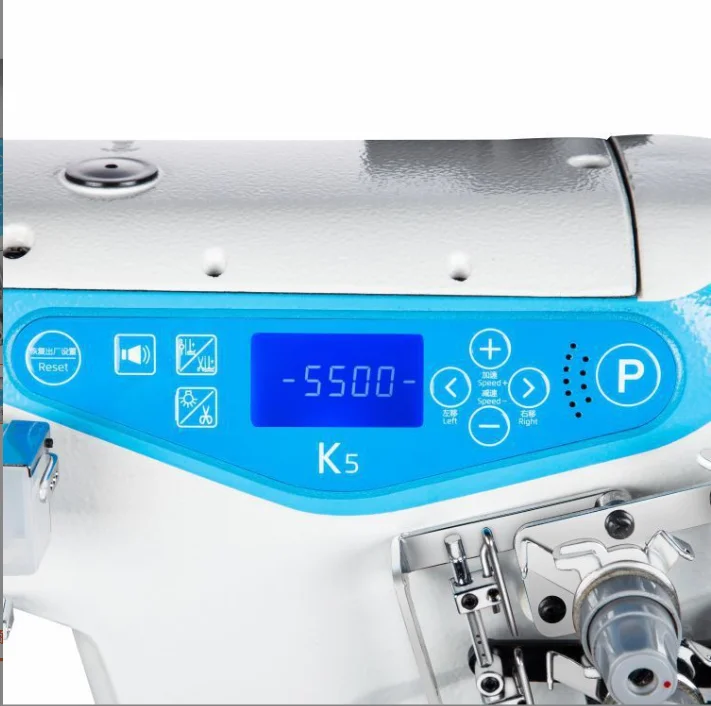 New Jack K5 Ultra High Speed Small Square Head Computer Barrel Arm Stretch Stitch Industrial Sewing Machine Factory Direct Sale