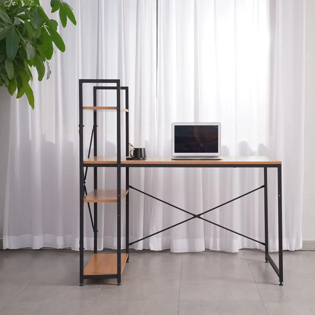 Popular Nordic Computer Table Office Furniture Wooden Top Office Desk For Home Office Furniture
