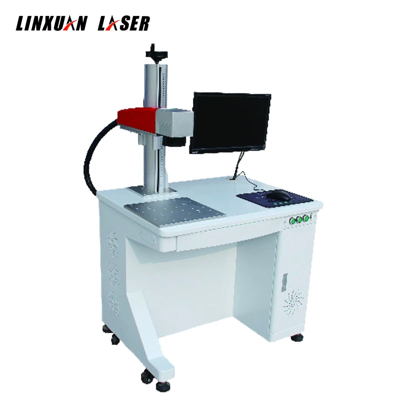 Wu Han 20W 30W 50W 70W 100W Fiber laser marking machine use Raycus Max laser hot sale