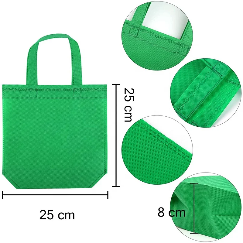  Биоразлагаемая Нетканая многоразовая сумка для покупок | Экологически чистая в супермаркете с логотипом под заказ Сумка из нетканого полипропилена