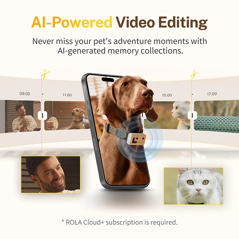 Pet Hd Magnetic Motion Camera Recorder Outdoor Real Time Tracker Video Dog Collar Anti-Lost GPS Ultra long battery