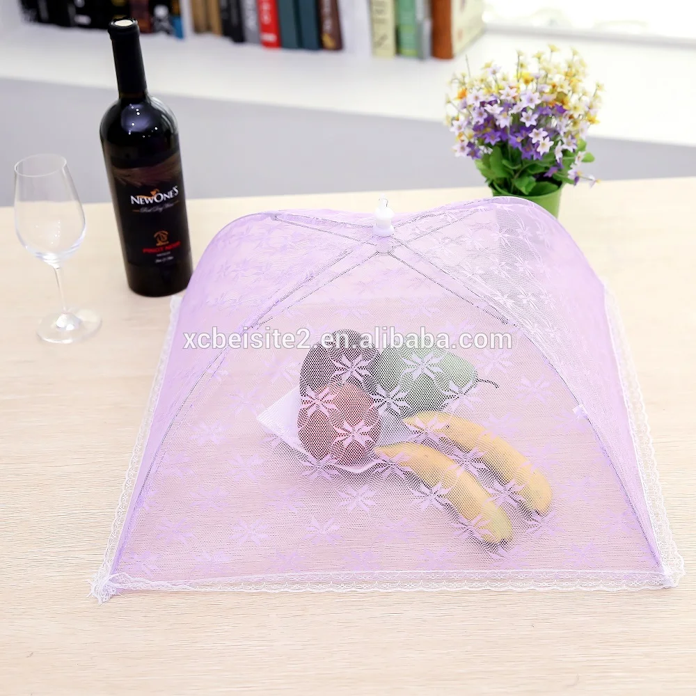 Plastic mesh food cover Material polyester food tent cover