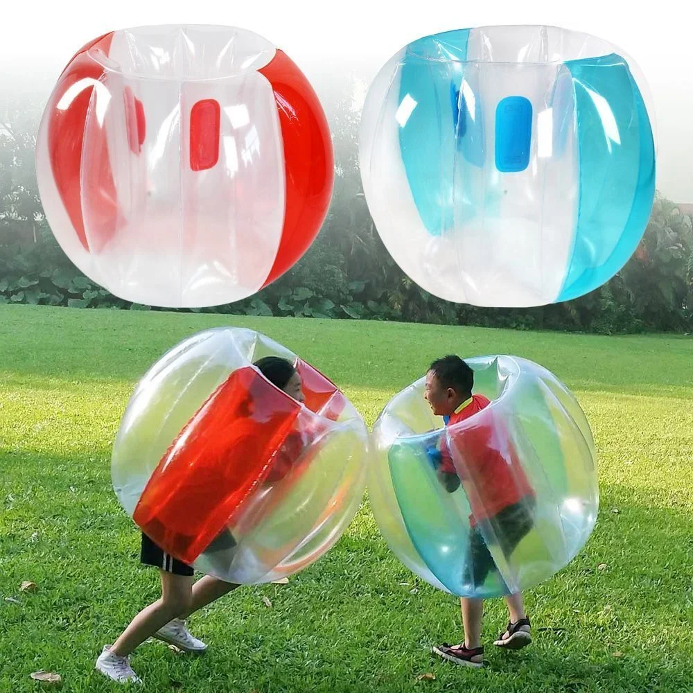 Hot Selling Cheap Price Tpu Inflatable Adult Body Zorb Soccer Human Bubble Bumper Ball Blue Red Ball For Football Game