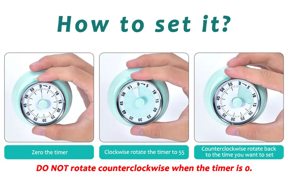 Countdown Timer for Classroom Cooking Fitness Baking Studying Teaching Home MOD ADHD Tools Homeschool Supplies for Kids Seniors