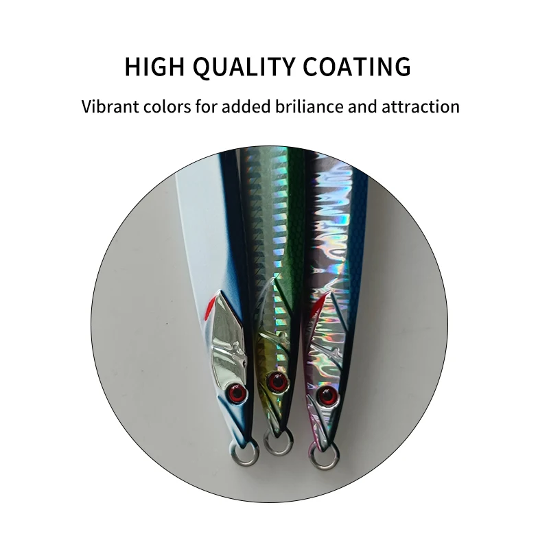 Speed Metal Jig Vertical Jigging Lure 185mm 160g Tuna Leurre Artificial Pesca Isca Fishing Tackle