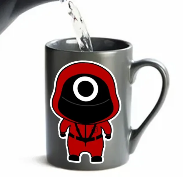 Thriller Tv Squid Game Round Six Graffiti Stickers For Notebook Christmas Decorations Home
