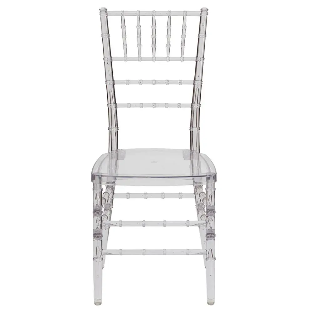 Hotel lobby stackable chiavari chairs clear,transparent chiavari chair,event wholesale party luxury wedding dining chairs