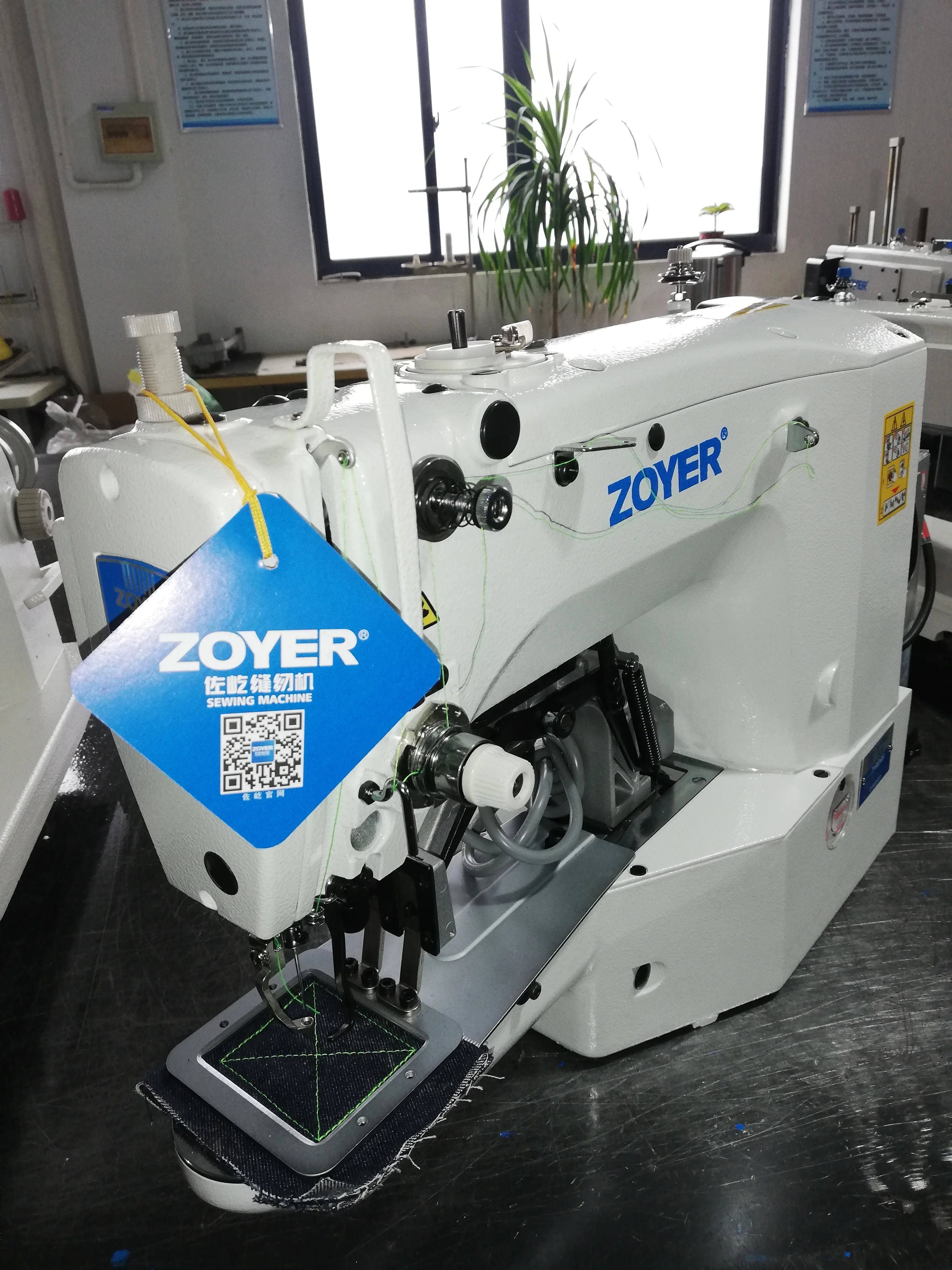 ZY1905D-6050 Program bar tacking pattern sewing machine with touch screen