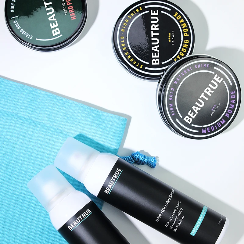 Strong hold long lasting hair mud hair pomade cream for men or barber use pomades waxes