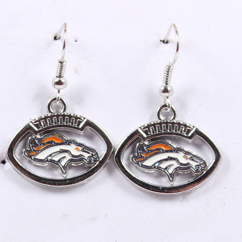 Wholesale Custom Philadelphia Eagles Football Team logo pendant earrings