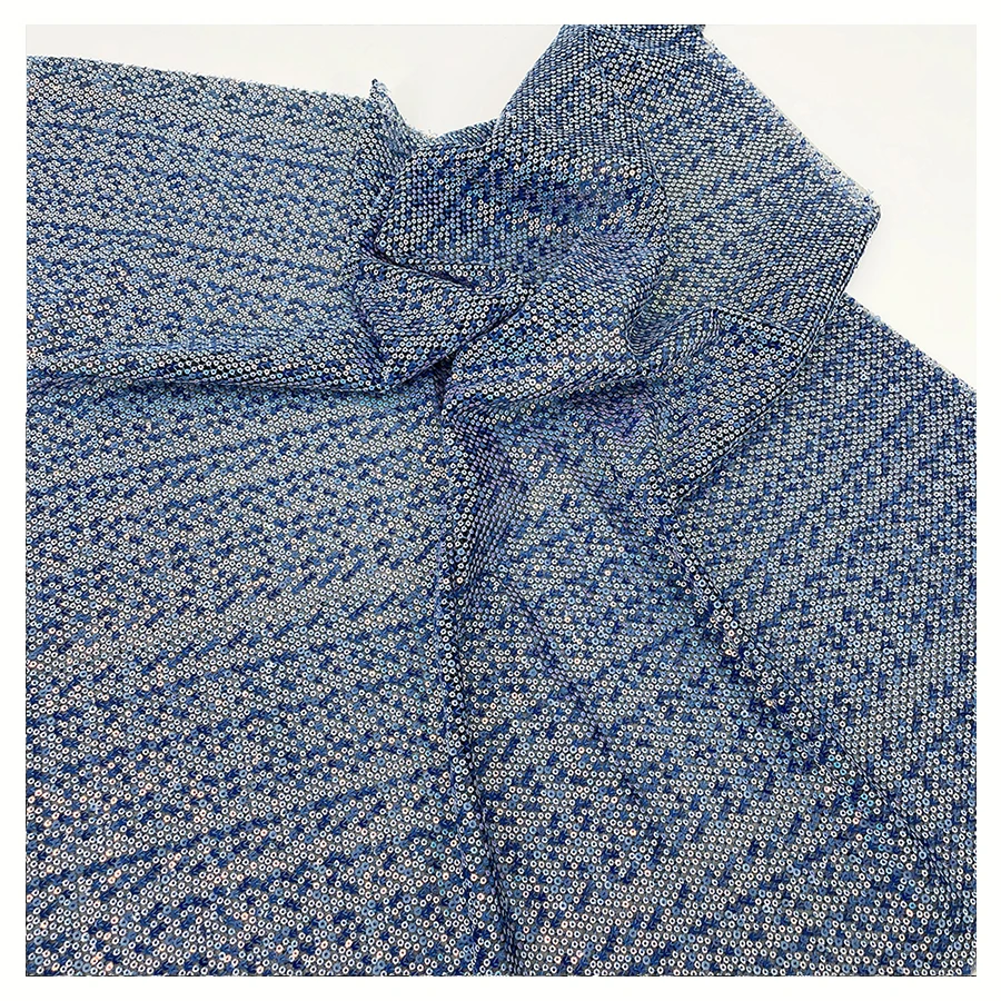 2 мм блестки многоцветные сигнальные формы платье Нейлон Тюль Вышивка Ткань