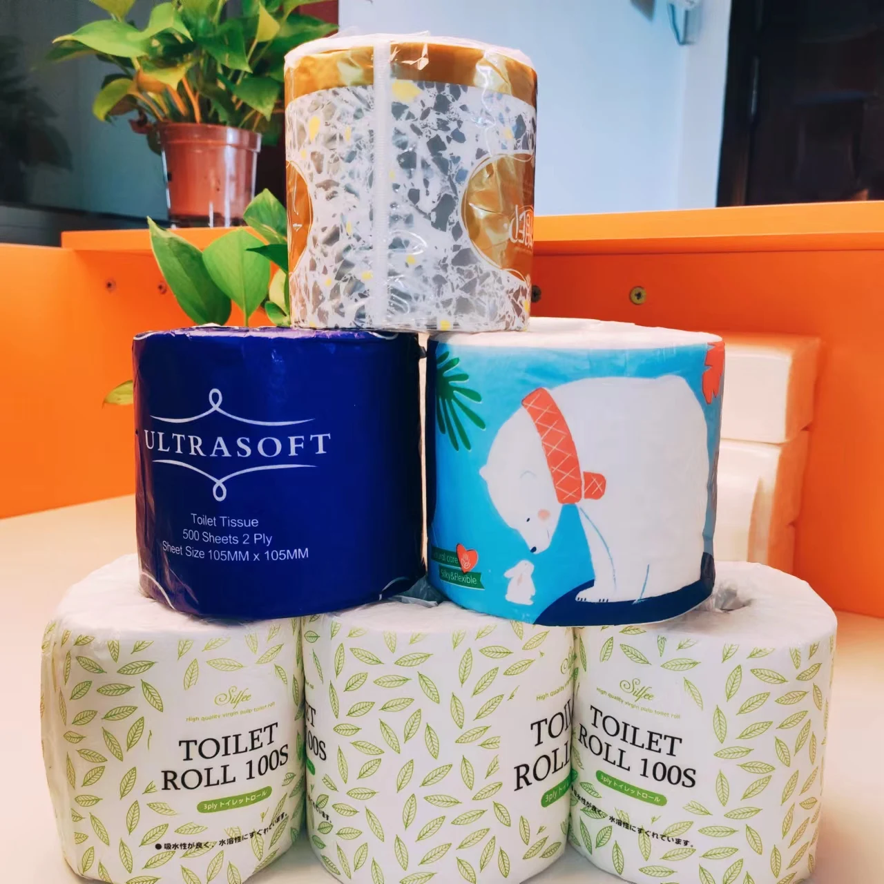 Cheap comfortable premium quality paper bath tissue paper higienicoToilet paper tissue