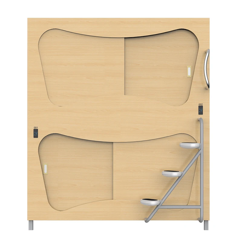 Hostel Hotel Capsule Bunk Bed Bedroom Furniture Bed Capsule Hotel Camper Van Sleeping Pod wooden  bed