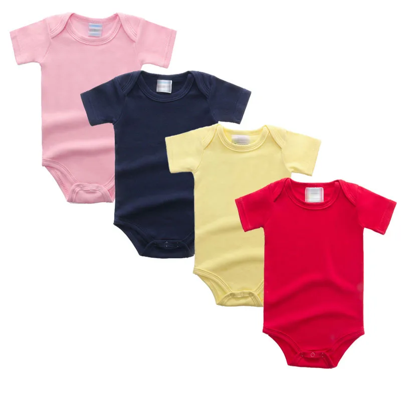 
Timely delivery supply stability 100% organic cotton baby rompers baby body suit 