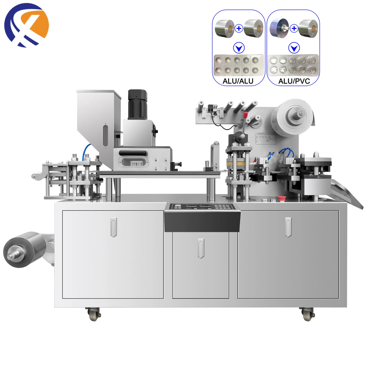 Small Mini Automatic Pvc Tablet Capsule Blister Packaging Machinery High Efficiency Tablet Blister Packing Machine