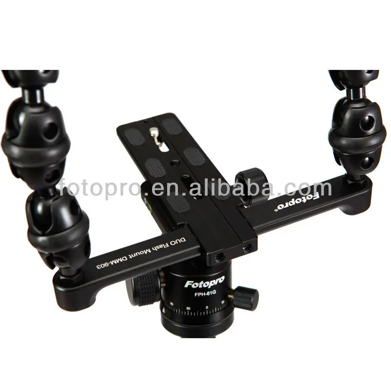 
Fotopro Strong Flexible Hot Shoe Flash Mount with Quick Release Plate 