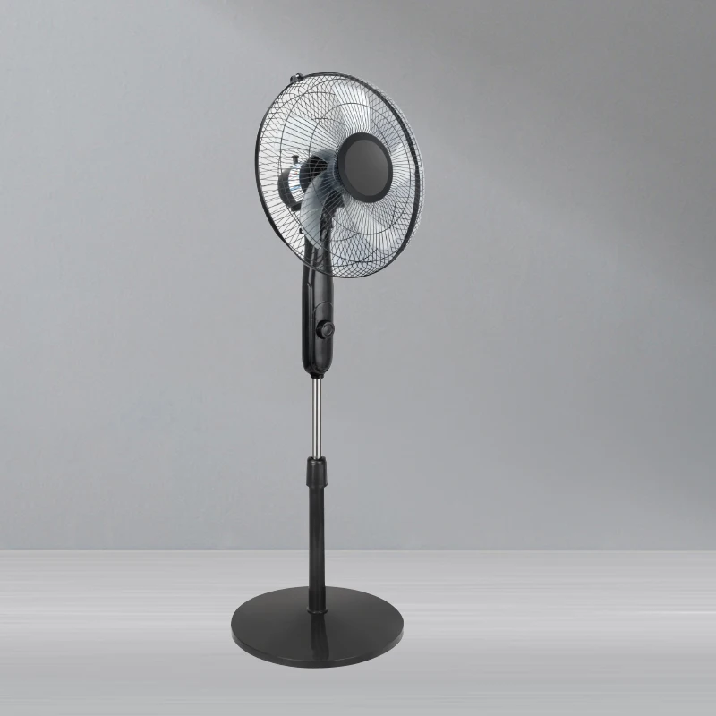 Modern 16 Inch Stand Fan with 3 Speed Modes and Wide Oscillation  with Adjustable Height and Wide Airflow