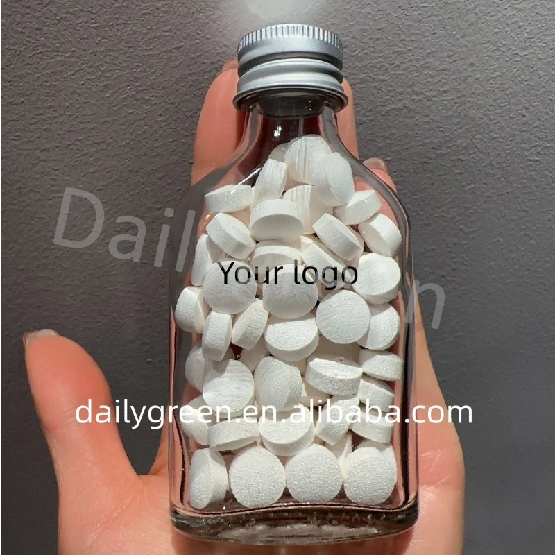 OEM Natural organic and fluoride-free in a variety of flavors solid toothpaste tablets